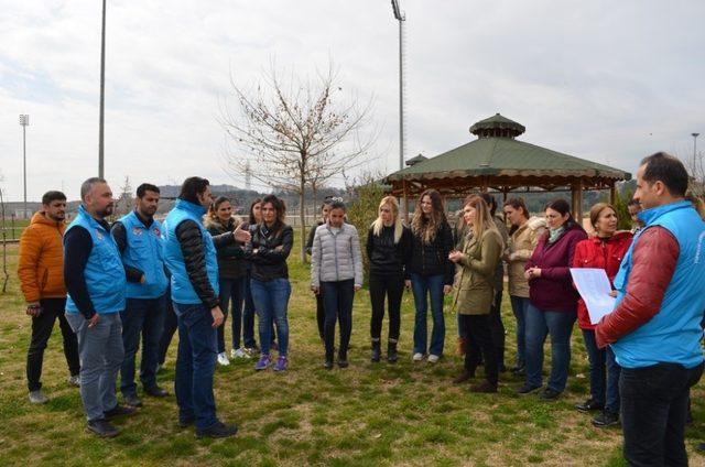 Kadınlar gününde oryantiring