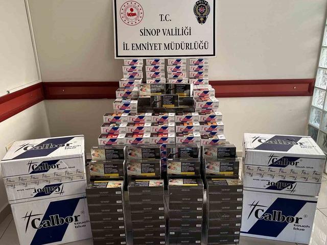 Sinop emniyetinden kaçakçılık ve uyuşturucuya eş zamanlı darbe