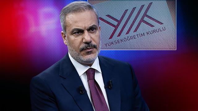 YÖK'ten 'Hakan Fidan' açıklaması