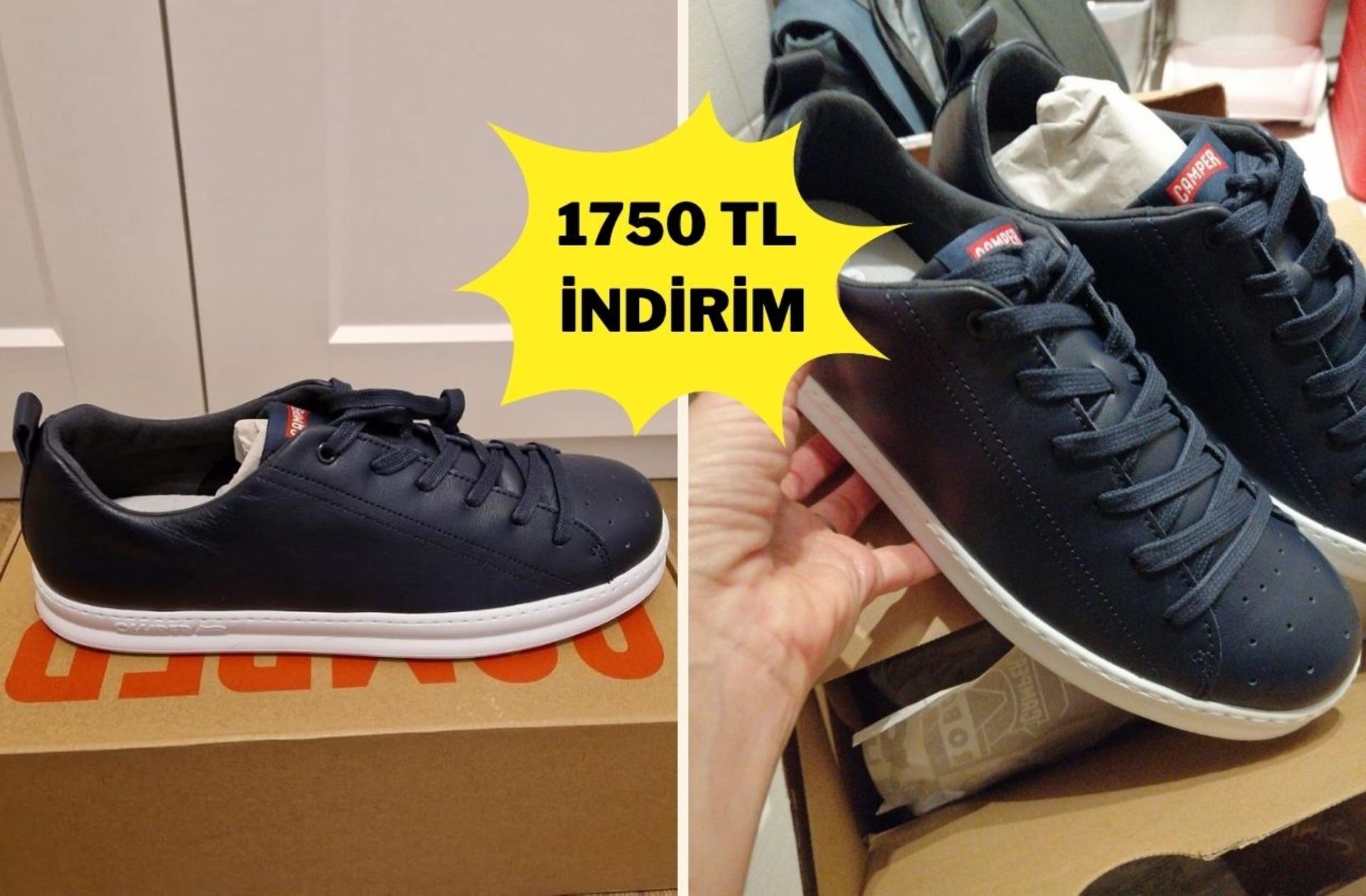 Yumuşak deri, hafif taban, efsane rahatlık… Camper Runner Ayakkabı indirimde