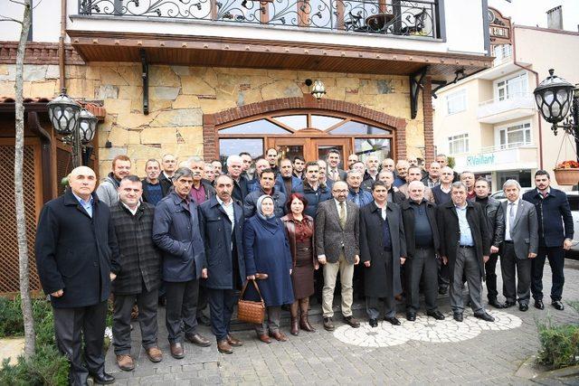 Başkan Üzülmez, muhtarlar toplantısında müjdeyi verdi