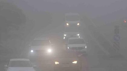 Edirne, yoğun sis altında kayboldu