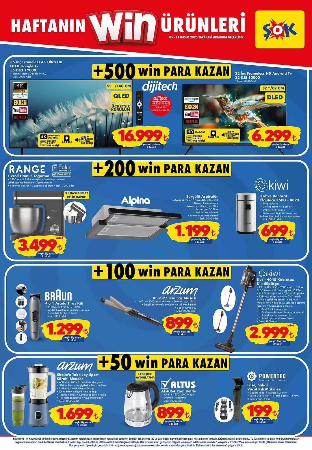 ŞOK a Samsung marka çamaşır kurutma makinesi geliyor! 5 Kasım 2025 ŞOK aktüel ürünler kataloğu yayınlandı! 6