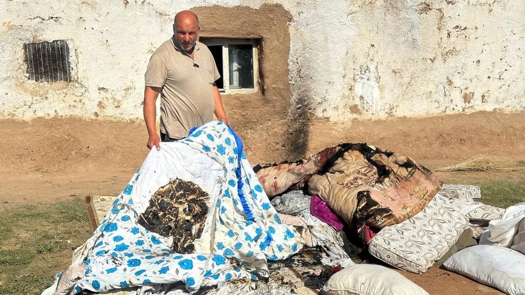 Şanlıurfa da inanılmaz olay: Evdeki eşyalar kendi kendine alev alıyor! Sığındıkları komşularının evi de yandı 4