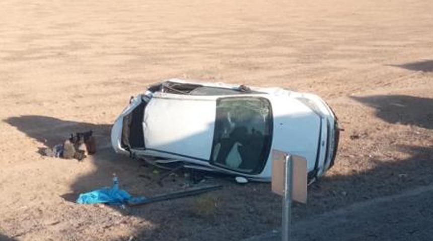 Konya'da kontrolden çıkan otomobil takla attı: 1'i çocuk 6 yaralı