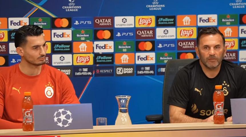 G.Saray'da teknik direktör Okan Buruk Ajax maçı öncesi konuştu! Şampiyonlar Ligi'ndeki hedefini açıkladı! Hedef: İlk 8