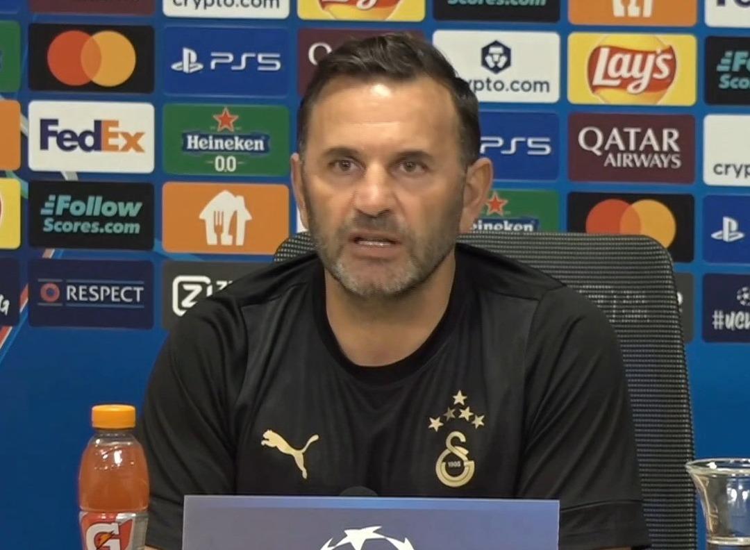 G.Saray da teknik direktör Okan Buruk Ajax maçı öncesi konuştu! Şampiyonlar Ligi ndeki hedefini açıkladı! Hedef: İlk 8 1