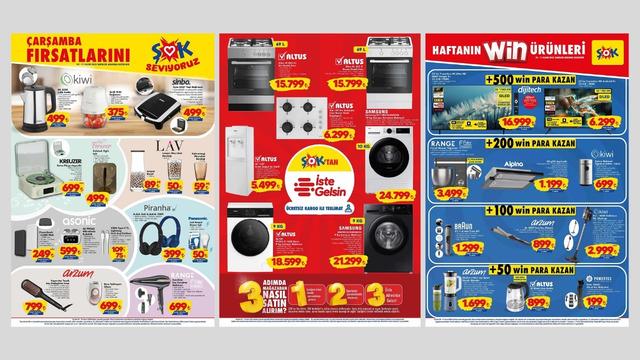 ŞOK'a Samsung marka çamaşır kurutma makinesi geliyor! 5 Kasım 2025 ŞOK aktüel ürünler kataloğu yayınlandı!