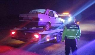 Ehliyetsiz alkollü sürücüye 45 bin lira ceza kesildi