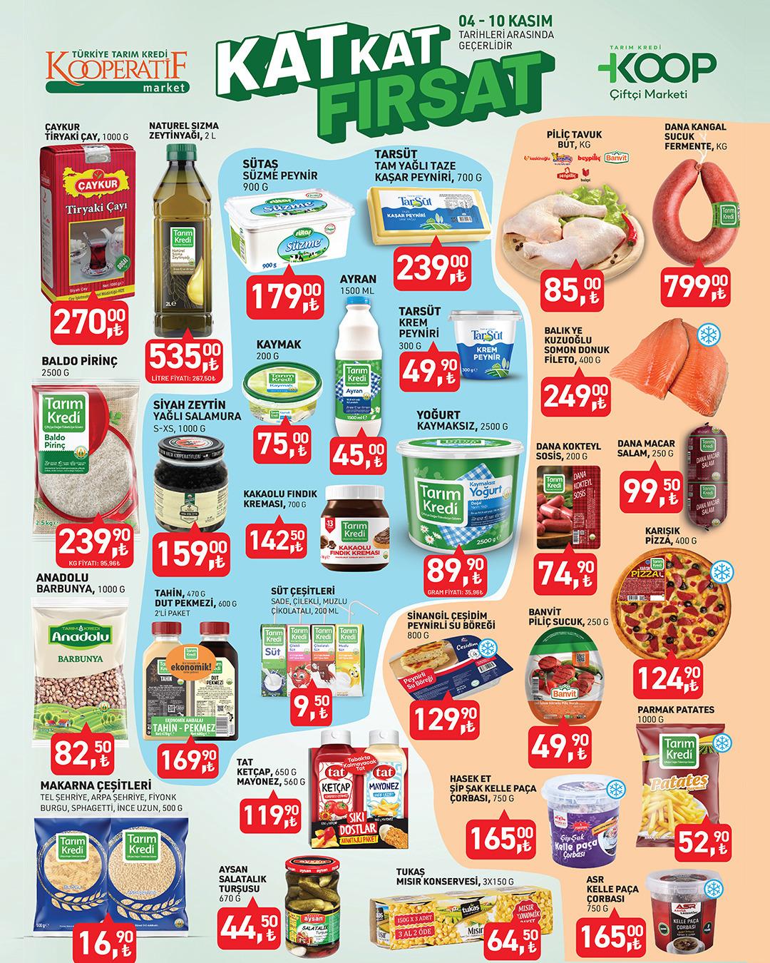 Bu hafta Tarım Kredi de her şey çok ucuz! 4 Kasım 2025 Tarım Kredi market katalog yayınlandı! 2