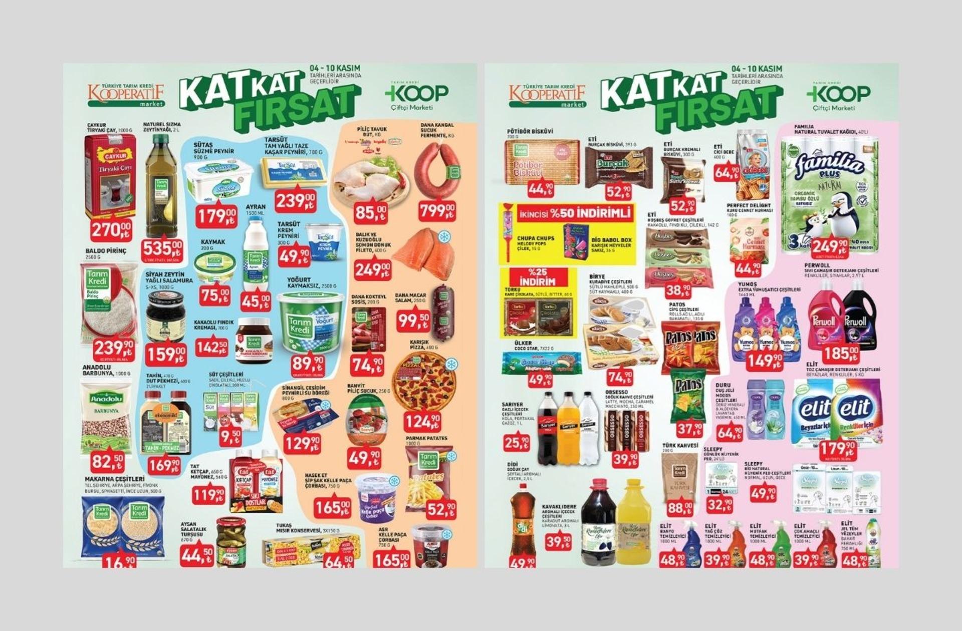 Bu hafta Tarım Kredi'de her şey çok ucuz! 4 Kasım 2025 Tarım Kredi market katalog yayınlandı! 