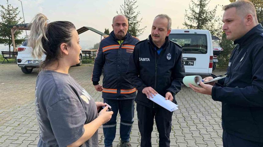 Temizlik personelinden duyarlı davranış