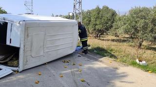 Defne’de trafik kazası: 2 yaralı