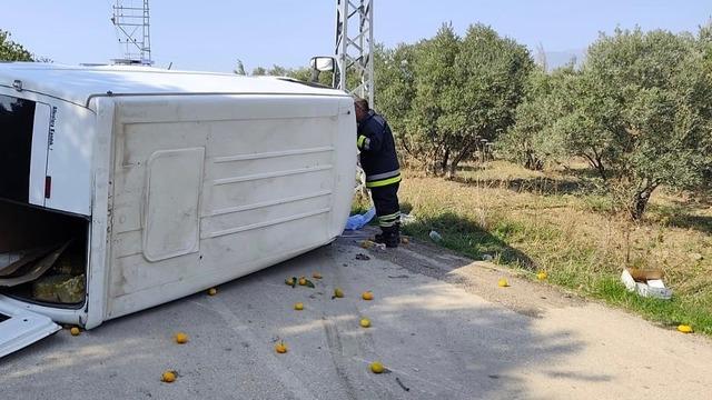Defne’de trafik kazası: 2 yaralı