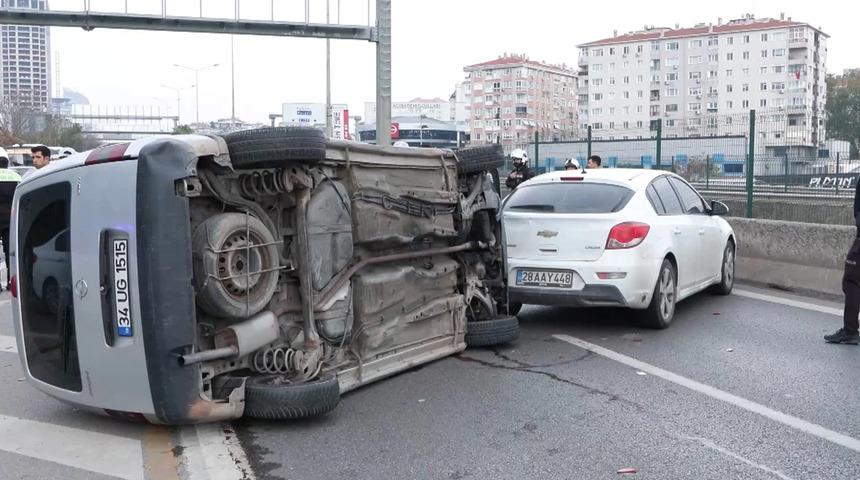 Avrasya Tüneli girişinde zincirleme kaza!