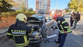 Otomobilini hızını denerken perte çıkardı