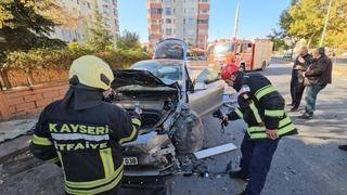 Otomobilini hızını denerken perte çıkardı