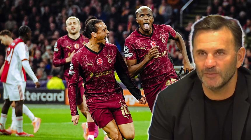 Okan Buruk'tan Şampiyonlar Ligi'ndeki Ajax galibiyeti sonrası a&ccedil;ıklama! Hedefini ilk 8 olarak duyurdu! Osimhen s&ouml;zleri g&uuml;ndem oldu