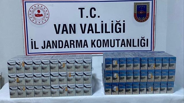 Van’da gümrük kaçağı sigara ve malzeme ele geçirildi