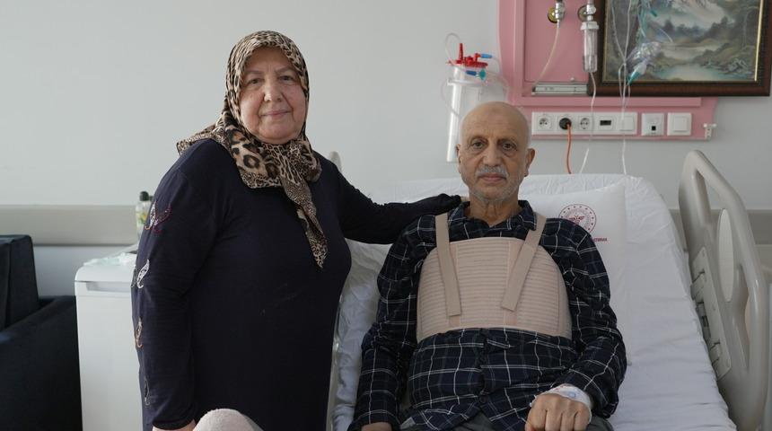 Malatya'da kalbinde tümör bulunan hasta 5 saatlik ameliyatla sağlığına kavuştu
