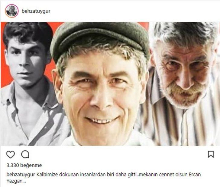 Ercan Yazgan'ın ölümü sanat dünyasını yasa boğdu G5