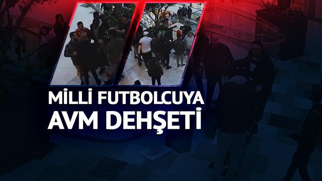 Milli futbolcu AVM'de neye uğradığını şaşırdı! Gözü dönen vatandaş silah çekip şemsiye fırlattı