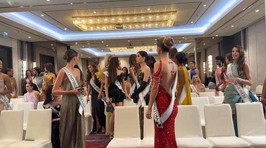 Kainat Güzellik Yarışması'nda şaşırtan anlar! Önce hakaret etti sonra salondan kovdu! 5 Kainat Güzellik Yarışması'nda şaşırtan anlar! Önce hakaret etti sonra salondan kovdu! Güzeller oteli tek tek terk etti