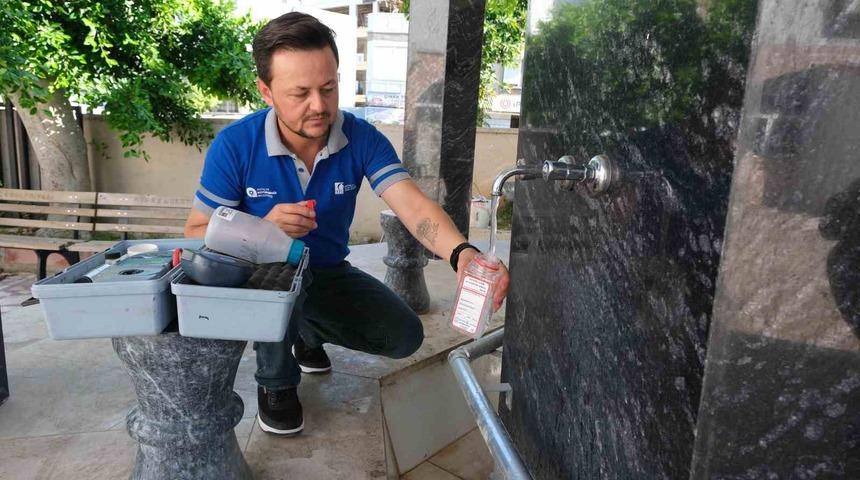 Antalya&rsquo;nın i&ccedil;me suyu g&uuml;venliği i&ccedil;in 19 il&ccedil;ede 264 farklı noktadan su analizi yapılıyor
