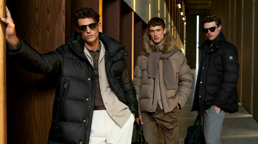 Erkek mont modelleri ile 2025 kış kombinleri