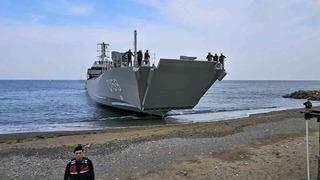 Yeni Tip Çıkarma Gemisi Ç-159 Yalova kıyısında test edildi