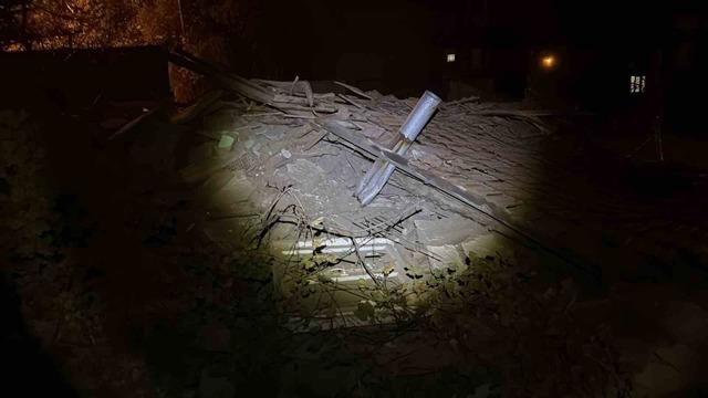 640xauto Çorum’da metruk bina çöktü