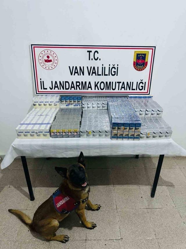 Van’da 3 bin 75 paket kaçak sigara ele geçirildi 1