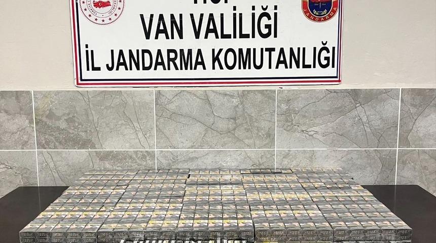 Van’da 3 bin 75 paket kaçak sigara ele geçirildi
