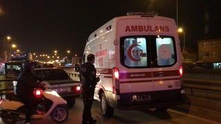 Samsun'da motosiklet otomobile çarptı: 1 yaralı