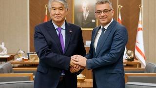 KKTC Cumhurbaşkanı Erhürman, TÜRKSOY Genel Sekreteri Raev’i kabul etti