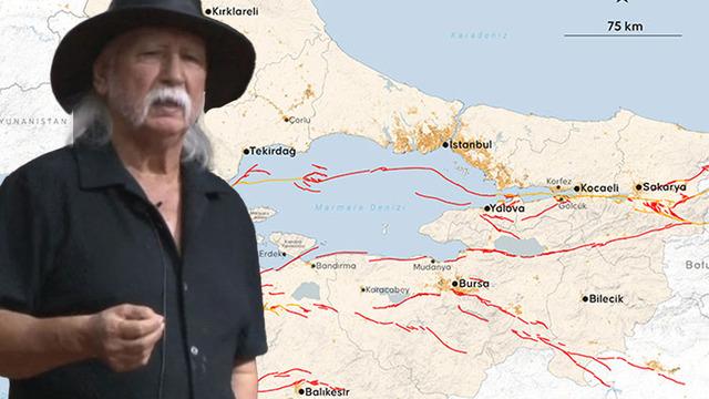 Deprem bilimci Prof. Dr. Şener Üşümezsoy, Adalar Fayı'nda risk yok, İstanbul için asıl risk Marmara'da dedi, o bölgeyi işaret etti