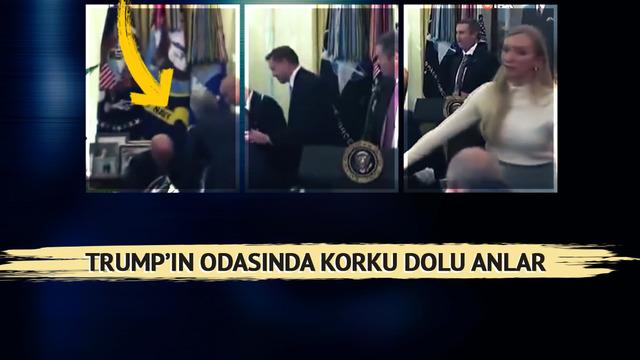 Kim olduğu muamma! Dr. Mehmet Öz anında müdahale etti: Donald Trump'ın odasındaki panik kamerada