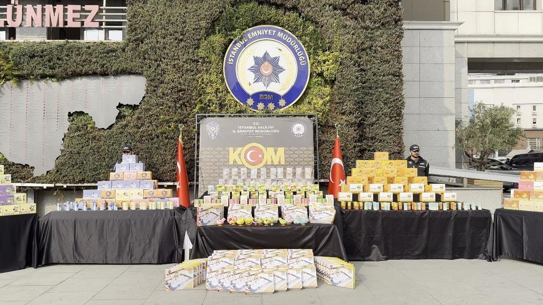 Piyasa değeri 50 milyon lira: 125 bin 875 adet ele geçirildi! Yüksek oranda kanserojen madde içeriyormuş! 1