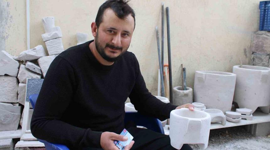 Bu taş sadece Kayseri&rsquo;de &ccedil;ıkıyor