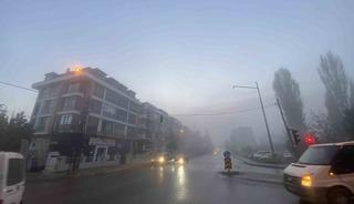Eskişehir’de sis etkili oldu
