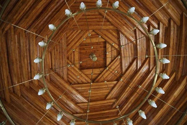 640xauto Osmanlı Mirası 161 yıllık Kırşehir Camii kırlangıç tavanıyla göz kamaştırıyor