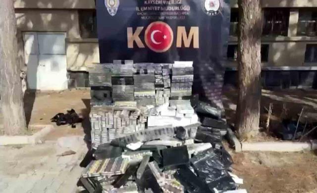 36 saatlik teknik takip 10 bin paket kaçak sigarayı ele verdi 2