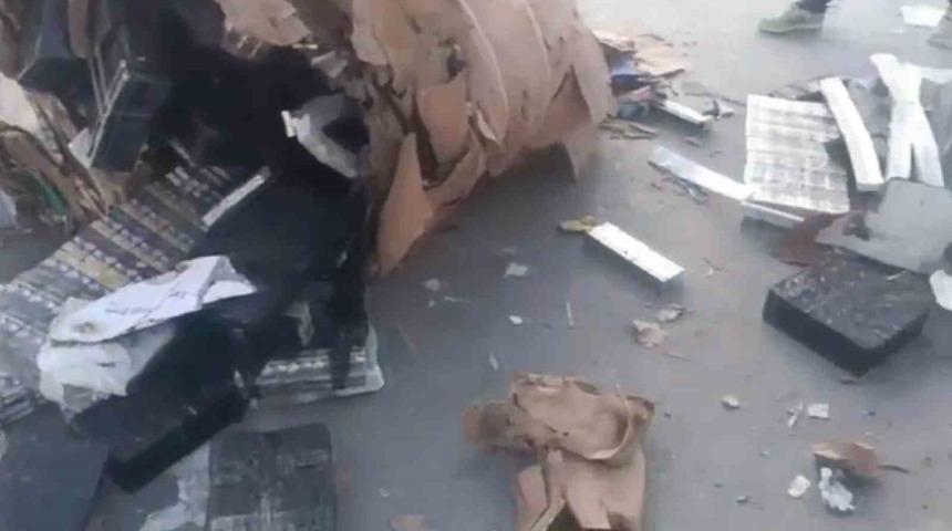 36 saatlik teknik takip 10 bin paket kaçak sigarayı ele verdi