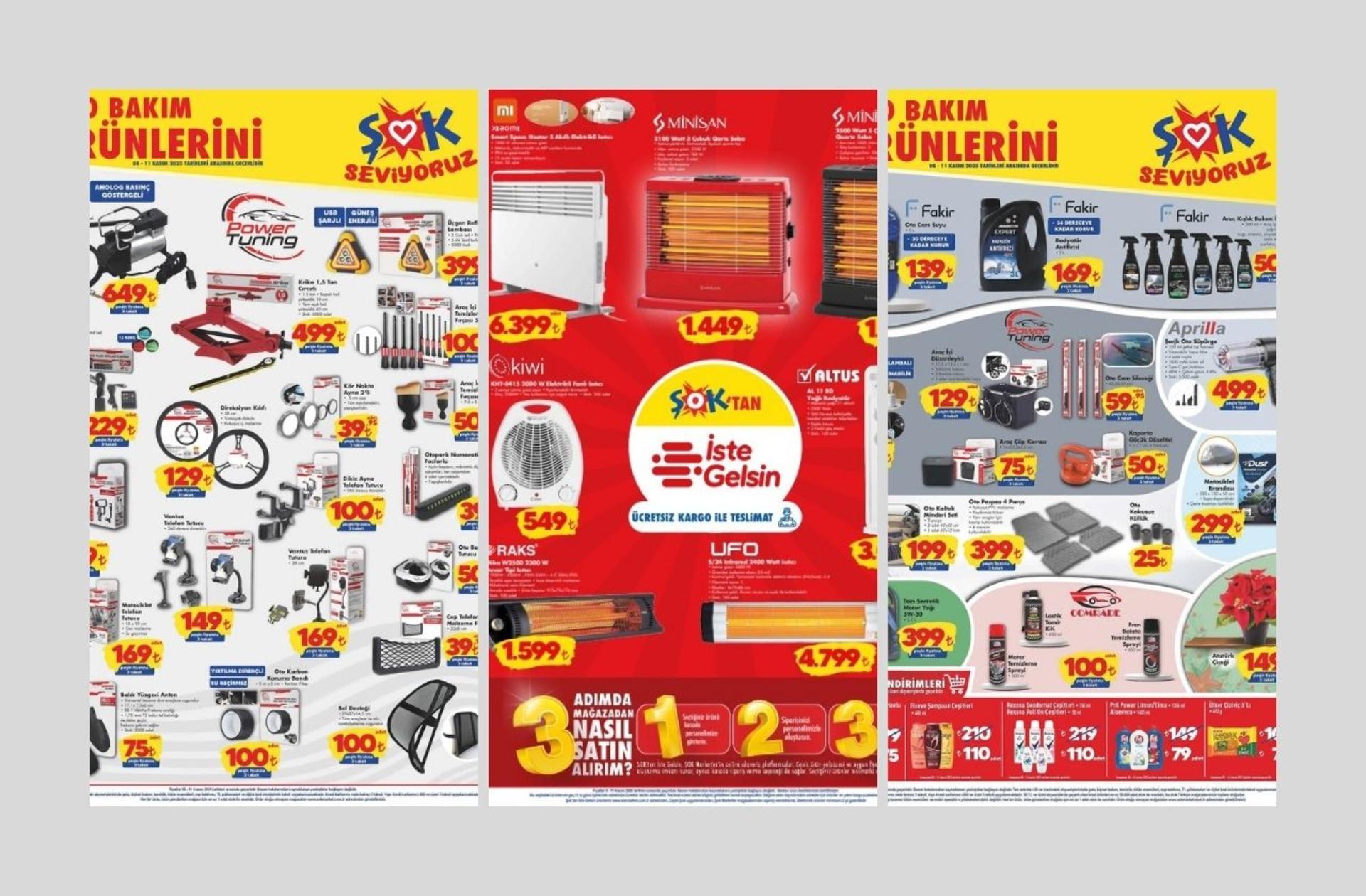 ŞOK'a oto bakım ürünleri geliyor! 8 Kasım 2025 ŞOK aktüel katalog yayınlandı!