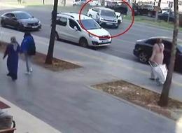 Diyarbakır’da trafik kazası güvenlik kameralarına yansıdı