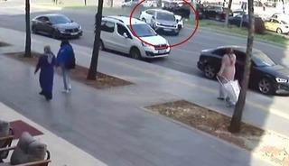 Diyarbakır’da trafik kazası güvenlik kameralarına yansıdı