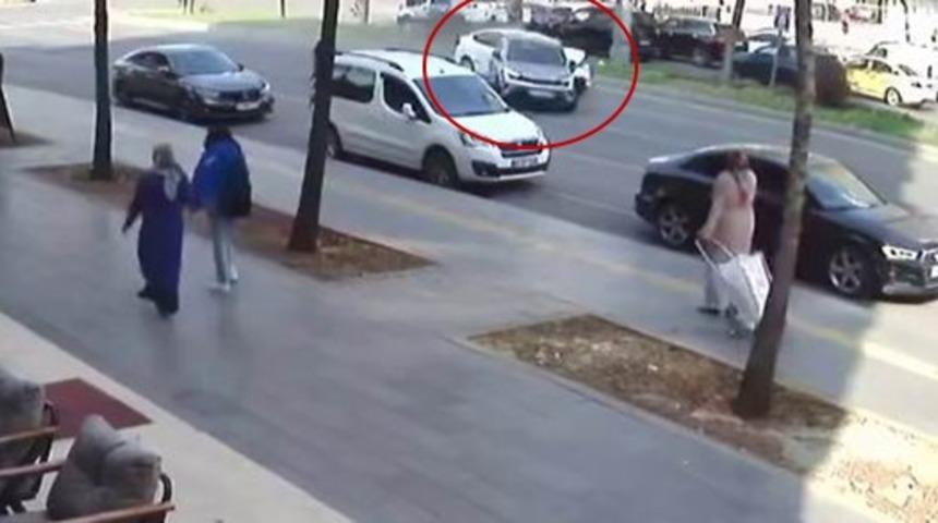 Diyarbakır’da trafik kazası güvenlik kameralarına yansıdı
