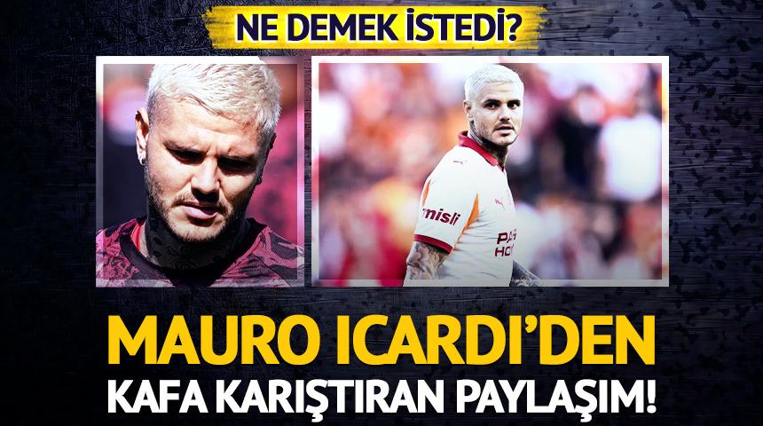 Mauro Icardi'den kafa karıştıran paylaşım! Sözleşmesi sezon sonunda bitiyordu...
