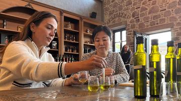 Ayvalık’tan Tokyo’ya...  Japon şeften özel karışım: Türk zeytinyağı çeşitlerinden hazırladı