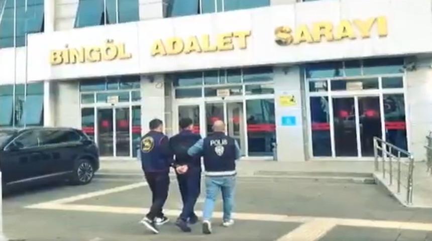 Bingöl’de 33 yıl kesinleşmiş  hapis cezası bulanan zanlı yakalandı